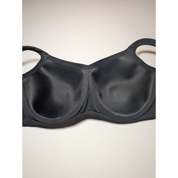 Torrid Active Plus 44DD Black Mid Impact Underwire Sports Bra Wide Band Adjust - Picture 10 of 12